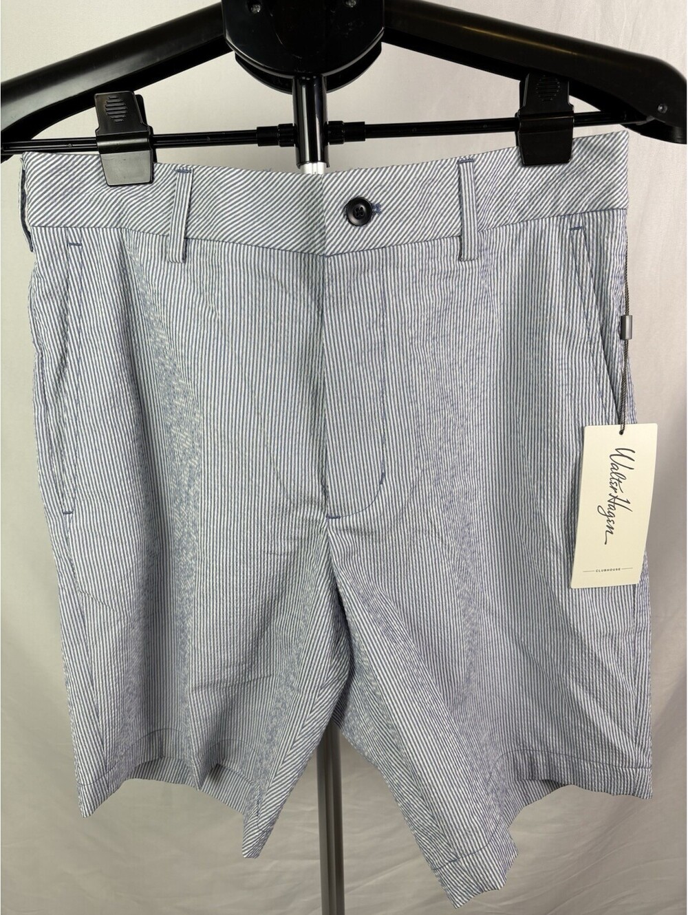 Walter Hagen Men's Clubhouse Seersucker Short Size 30 New (Item 550)